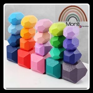 Montessori inspired wooden blocks. Perfect GIFT 🎁 20 blocks new in the b…